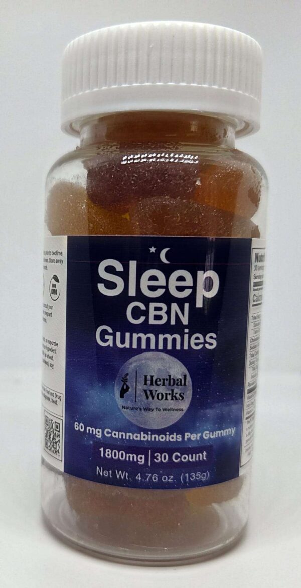 Sleep CBN Gummies 60 mg Cannabinoids Per Gummy - Image 3